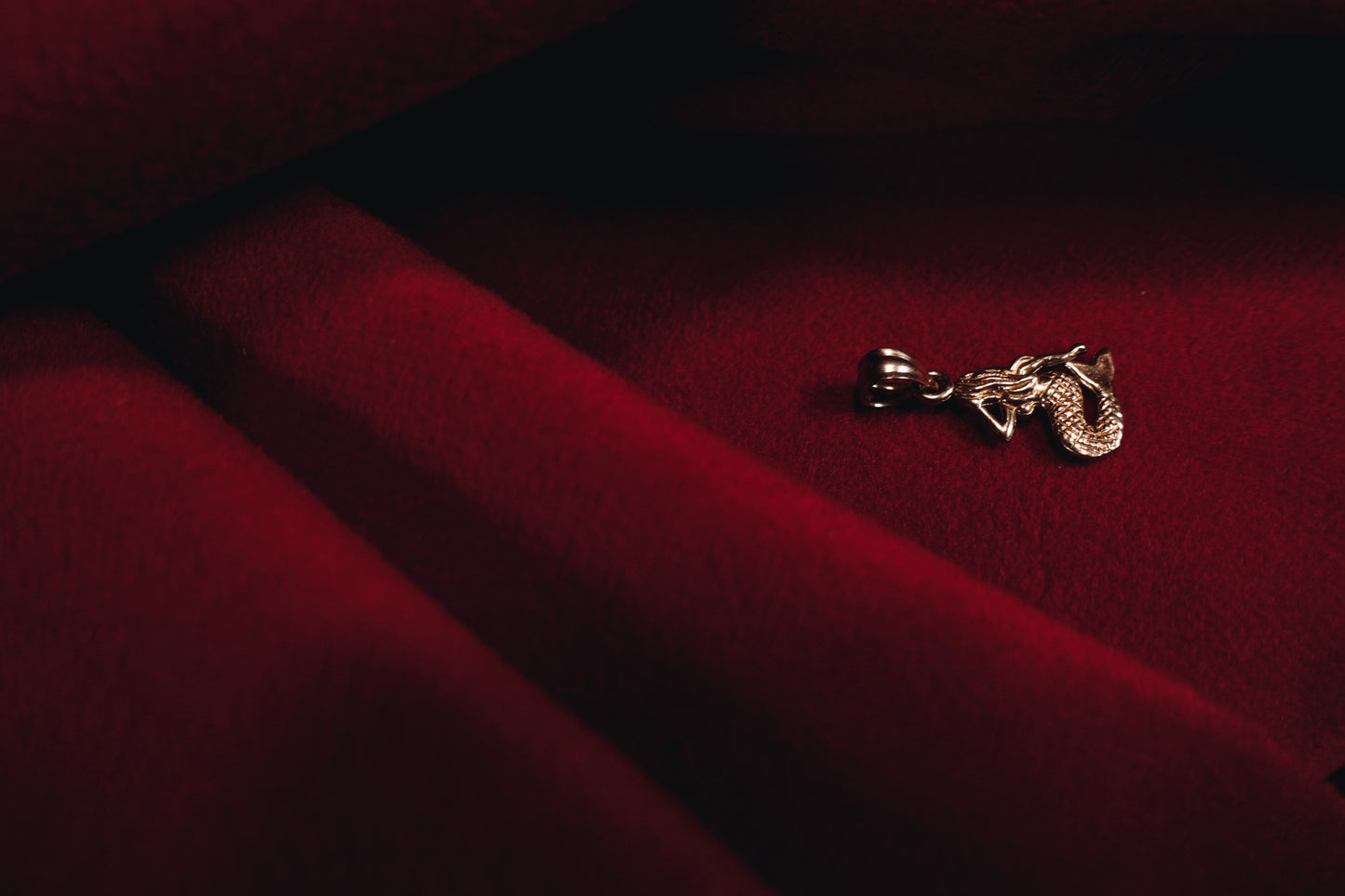 Good Luck Vintage Gold Mermaid Charm