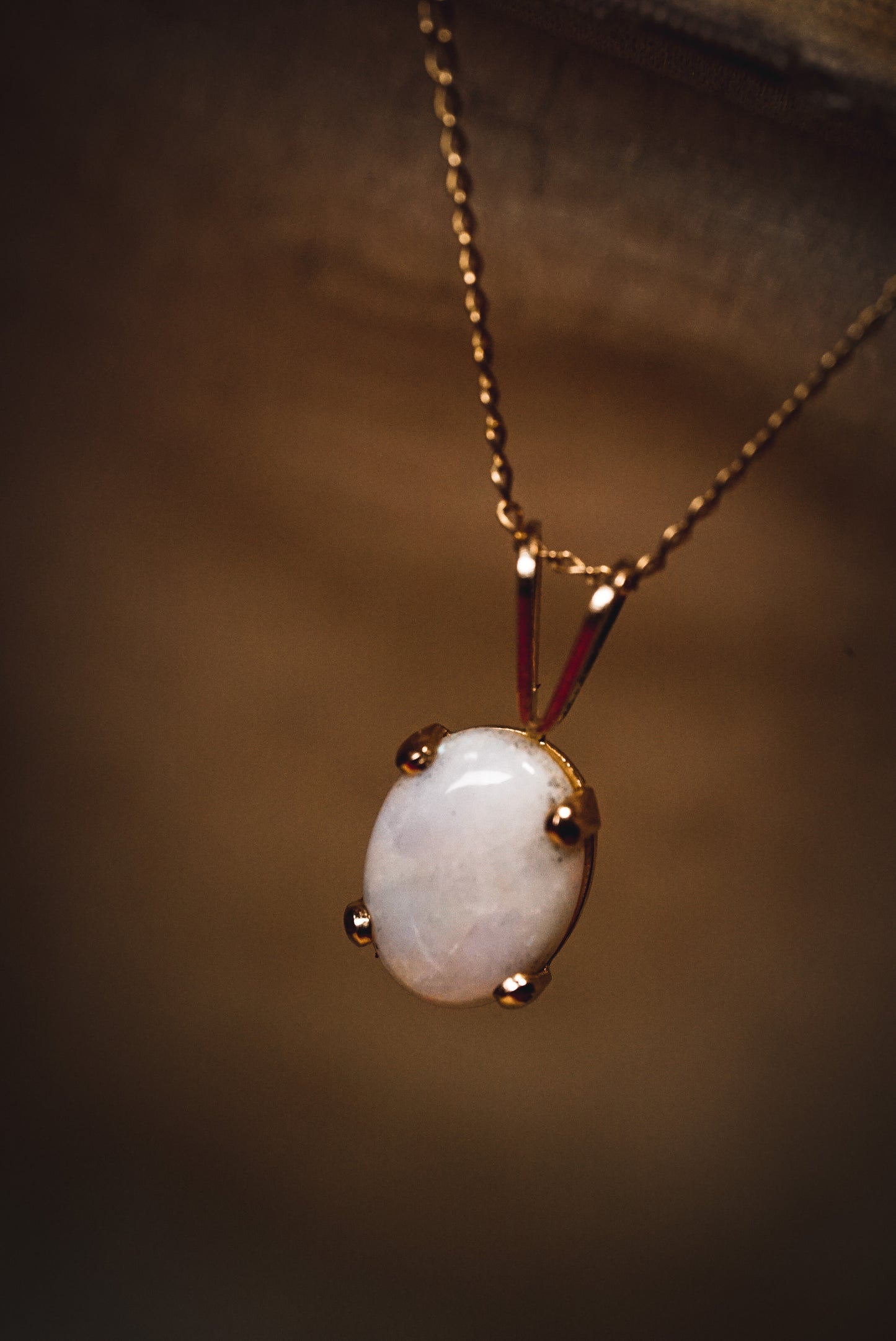 Enigmatic Milky Opal Pendant