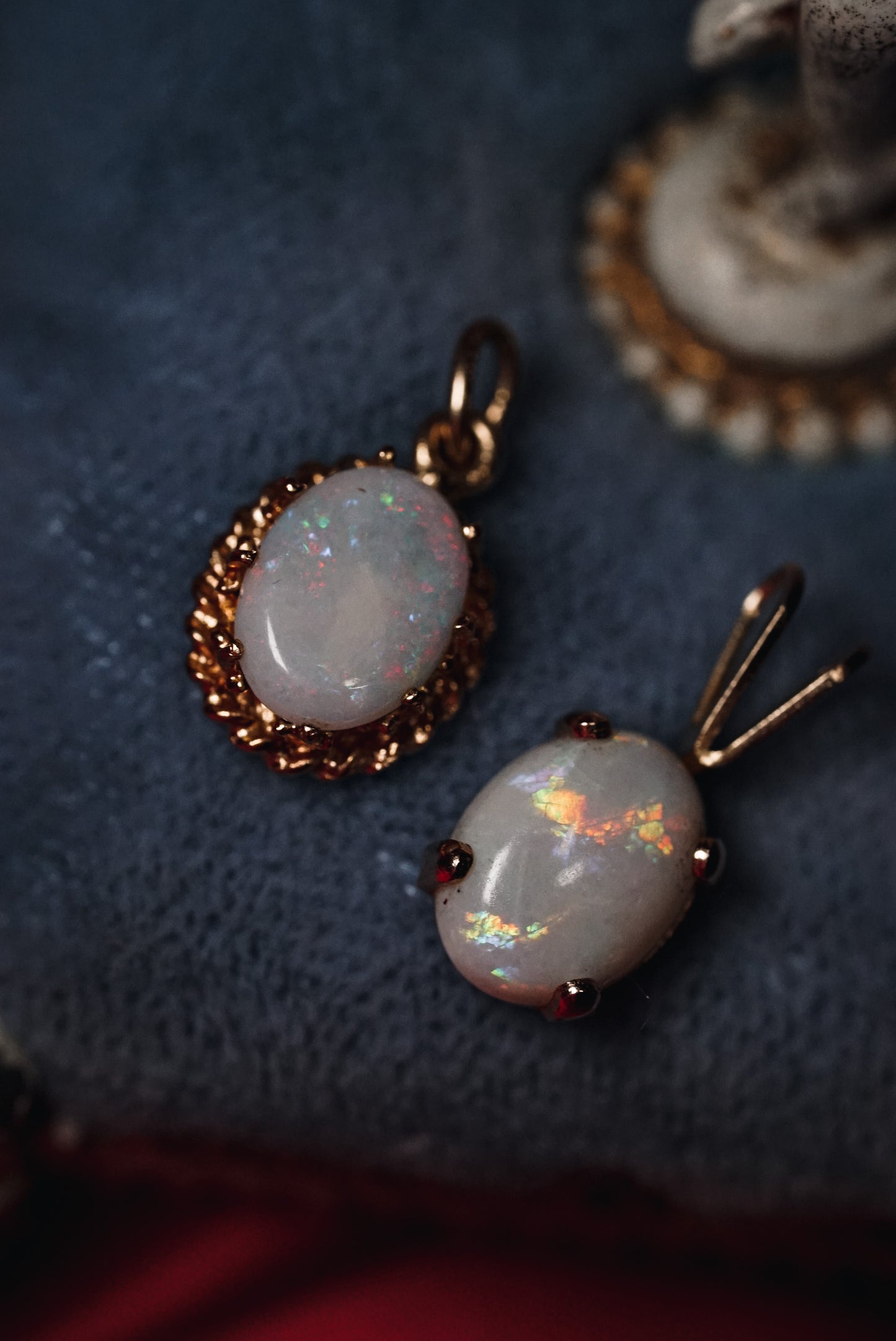 Enigmatic Milky Opal Pendant