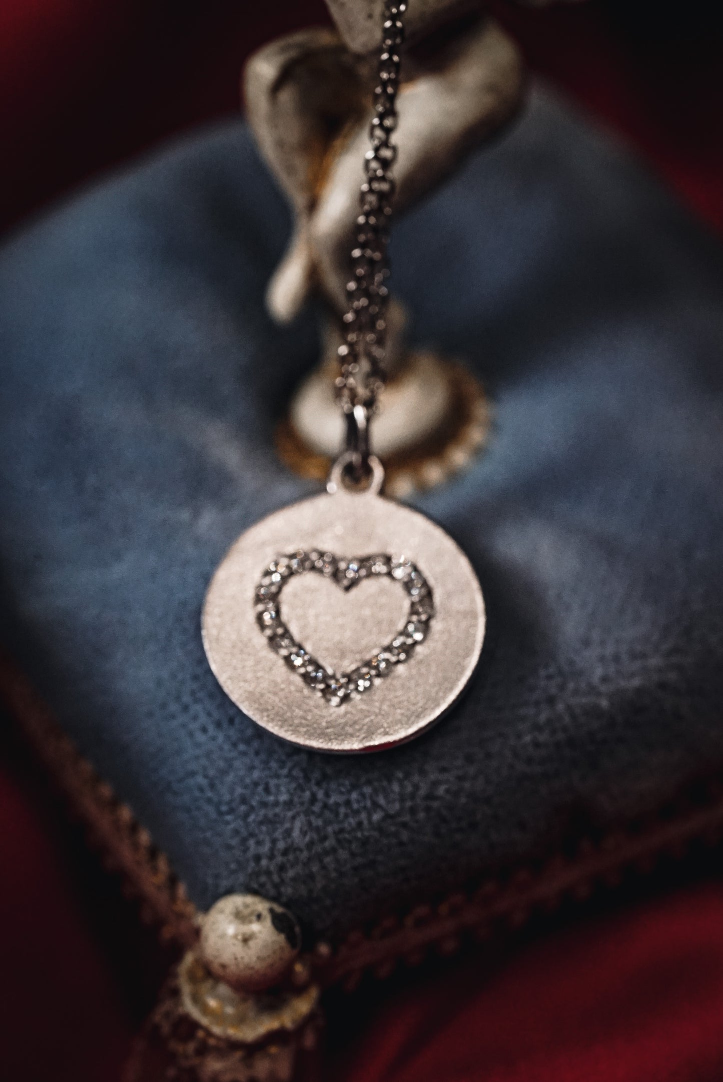 Romantic Diamond Heart Necklace