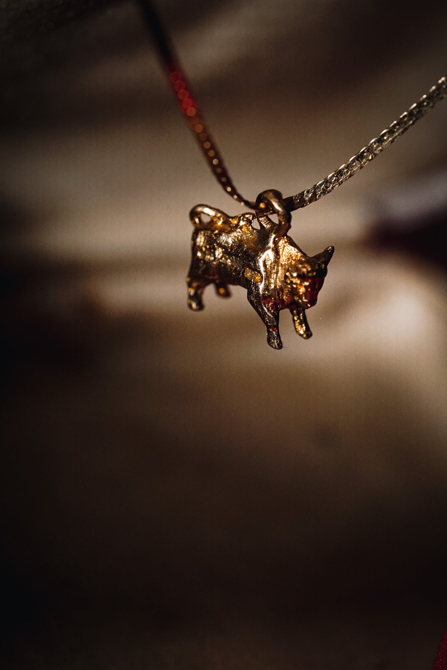 Extremely Rare Antique Taurus Pendant