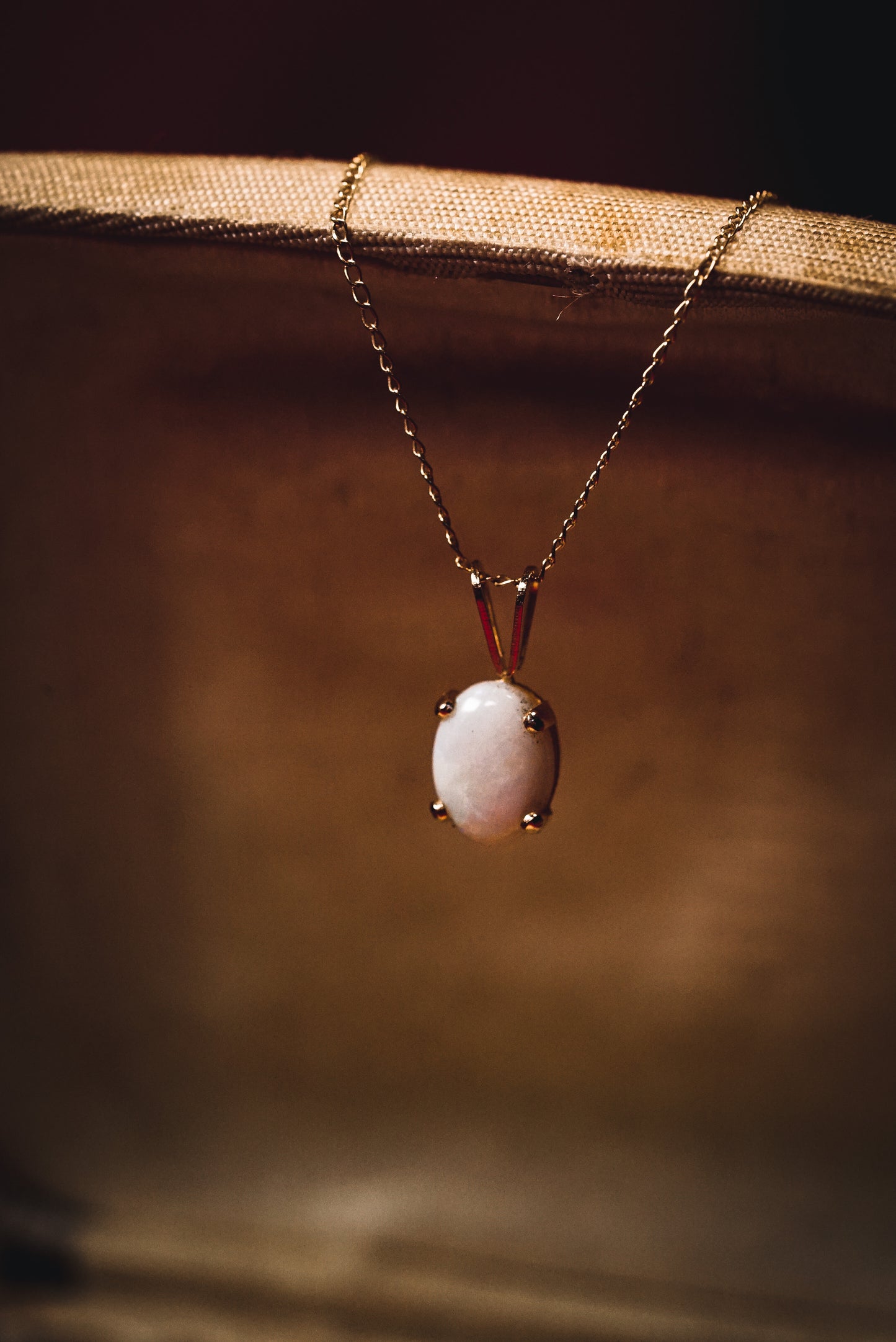 Enigmatic Milky Opal Pendant