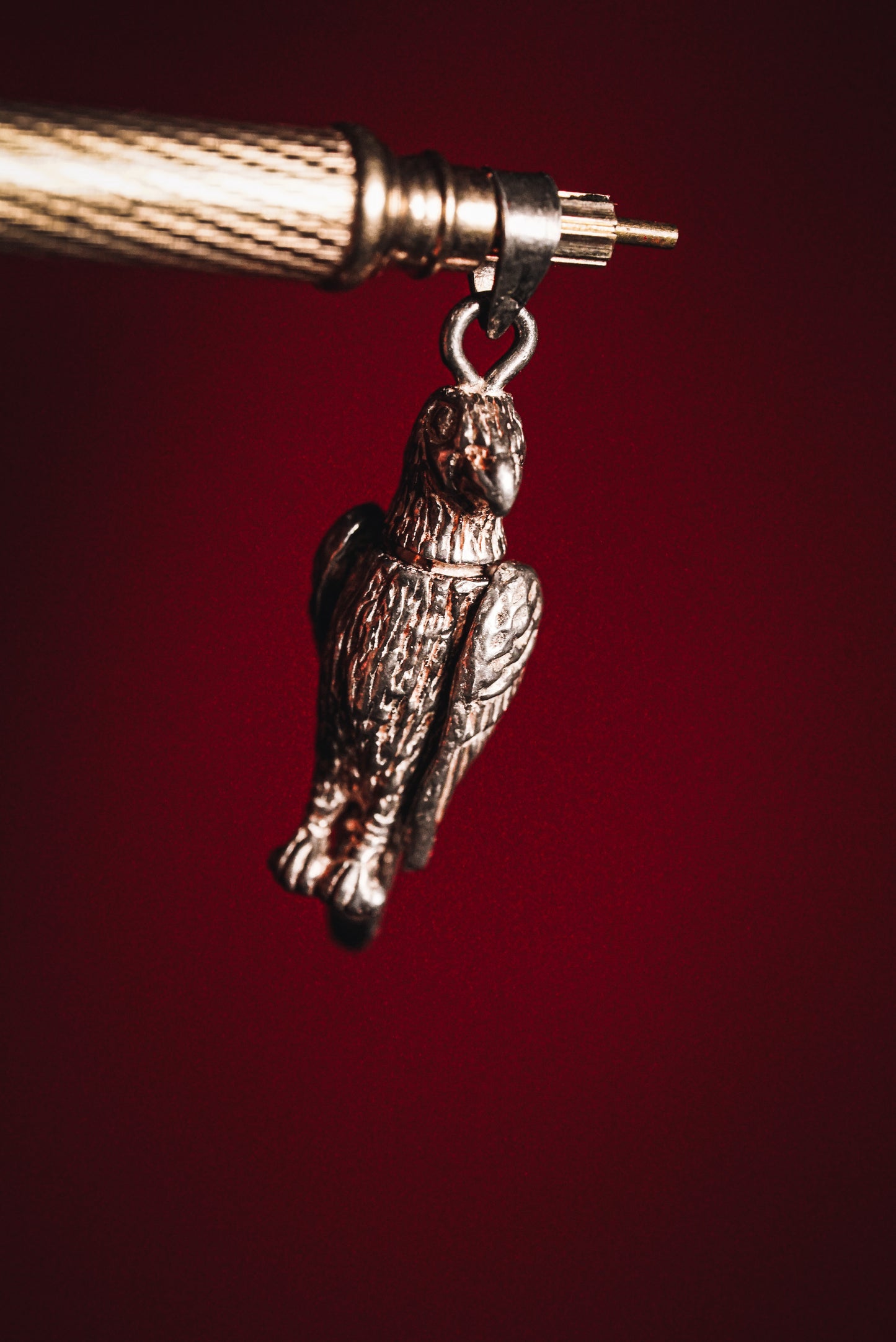 Vintage Silver Eagle Mechanical Charm