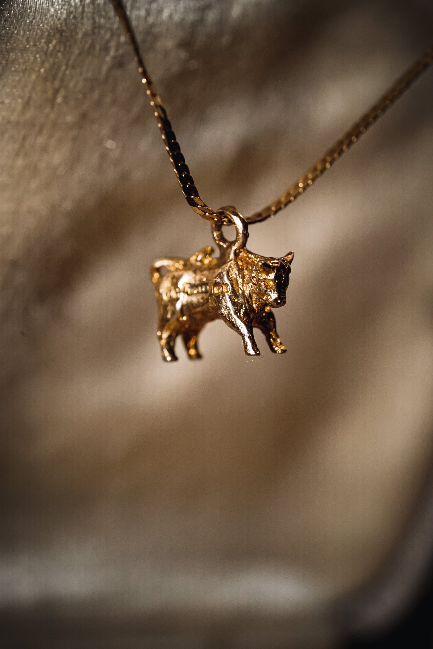 Extremely Rare Antique Taurus Pendant