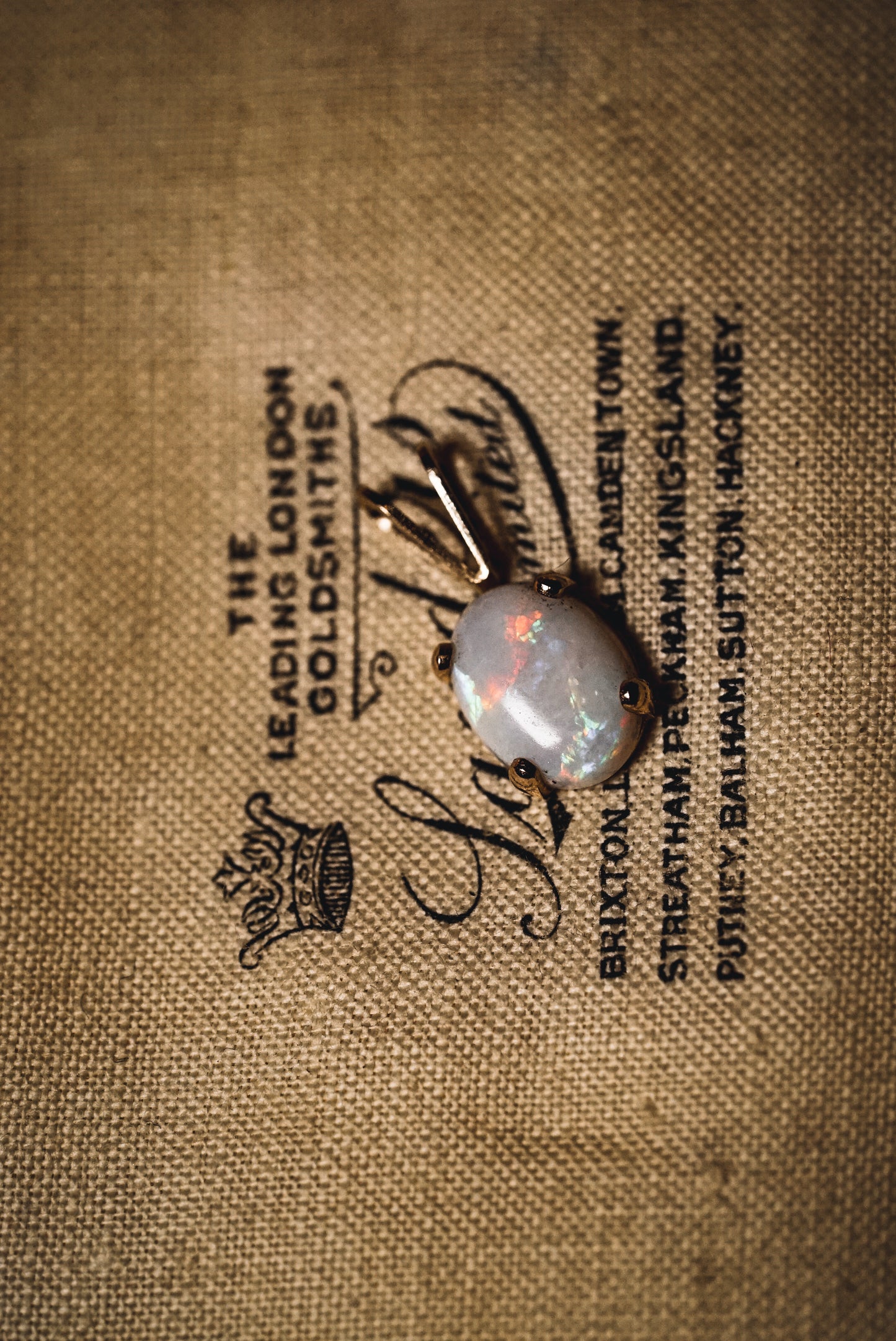 Enigmatic Milky Opal Pendant