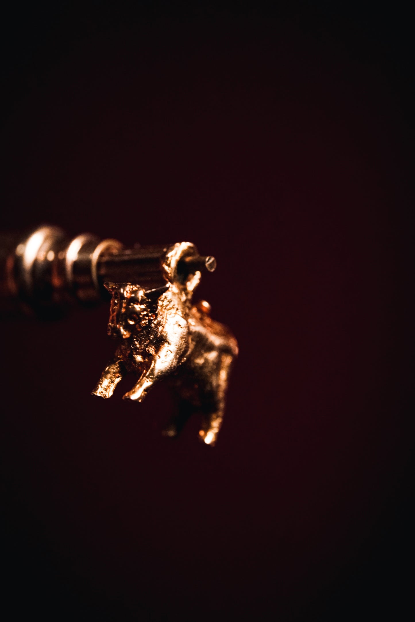 Extremely Rare Antique Taurus Pendant