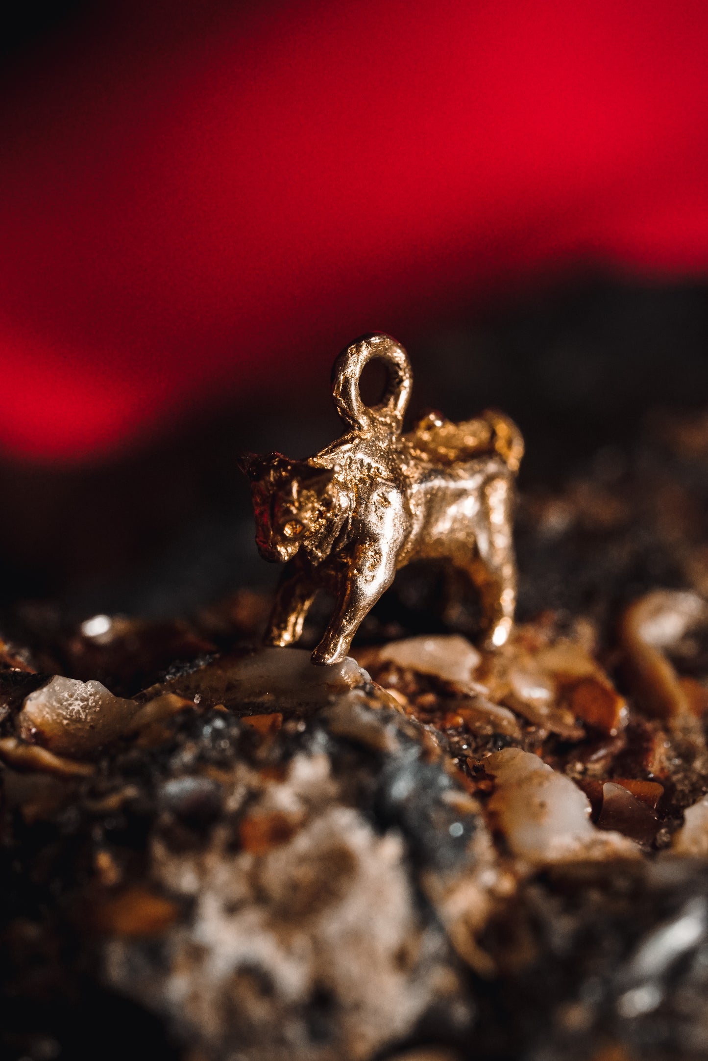 Extremely Rare Antique Taurus Pendant