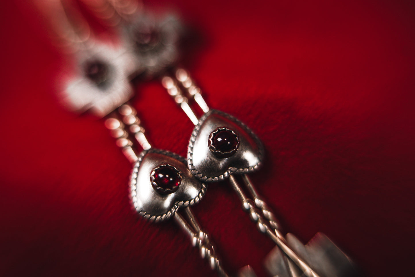 Mysterious Vintage Silver Native Indian Necklace