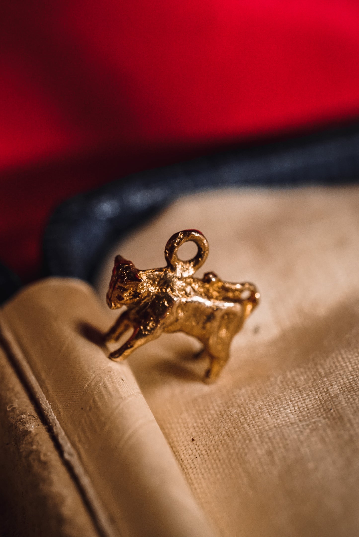 Extremely Rare Antique Taurus Pendant