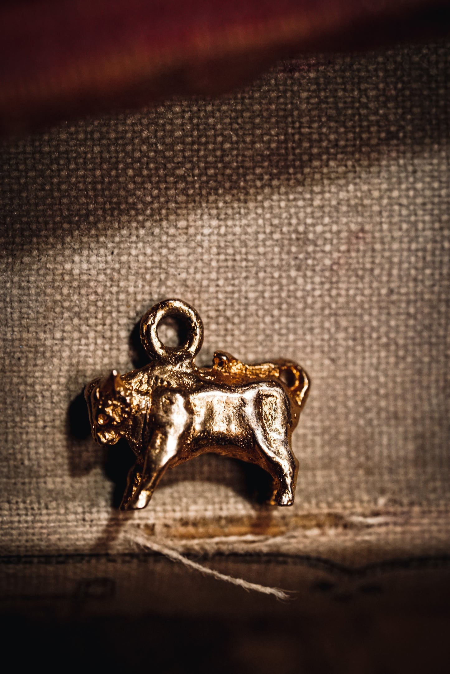 Extremely Rare Antique Taurus Pendant