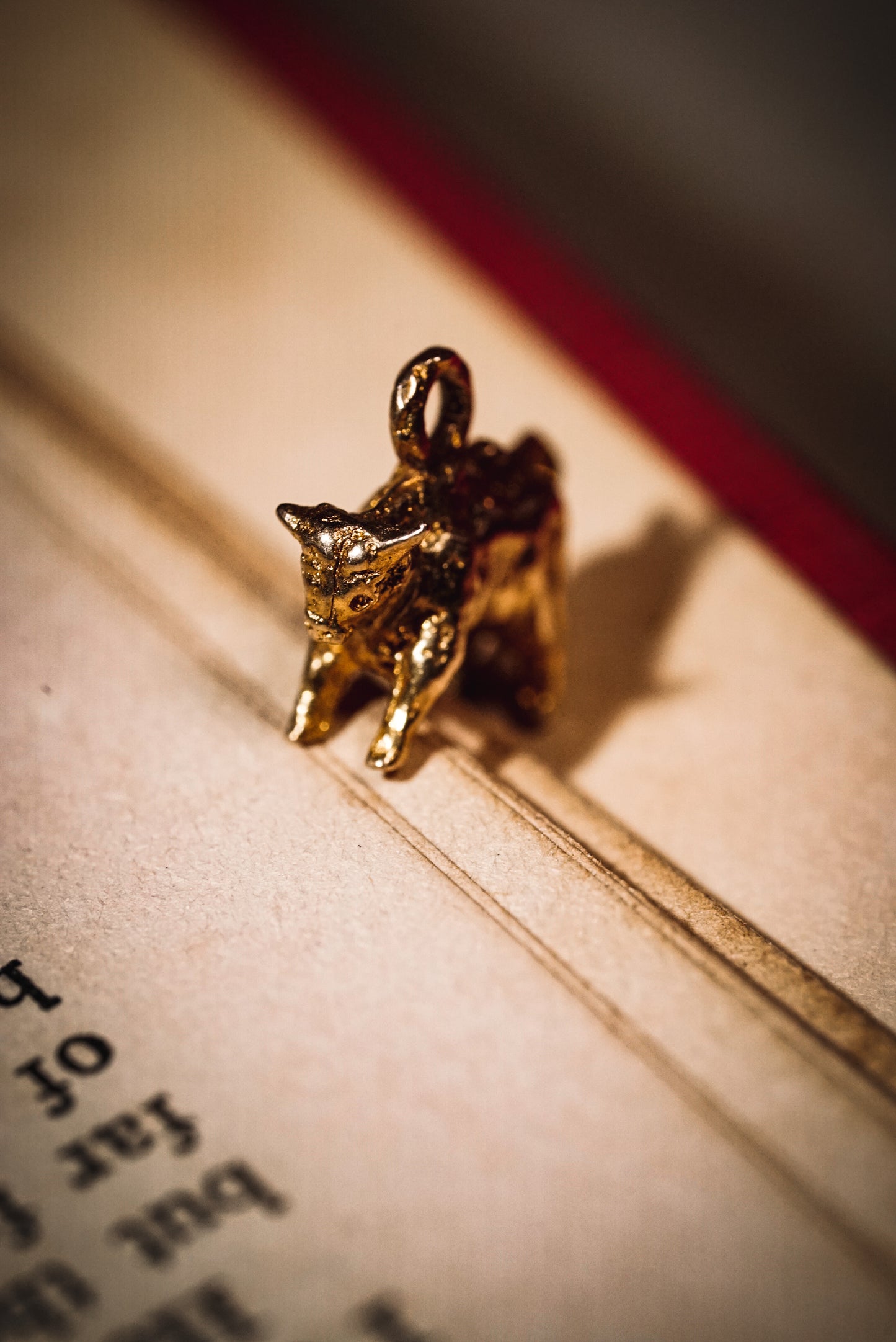 Extremely Rare Antique Taurus Pendant